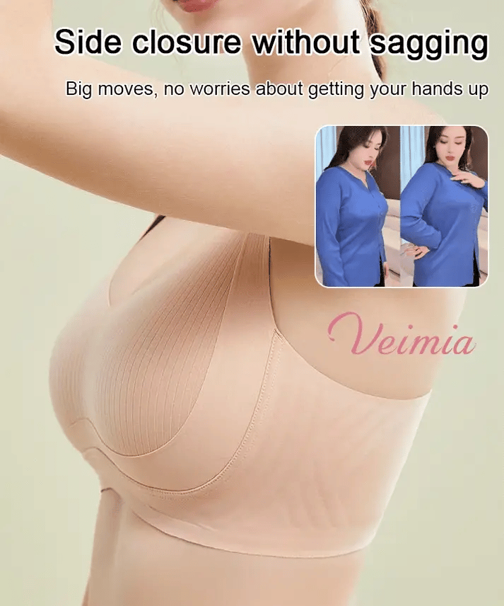 🔥 PACK OF 3 🏆 Wire-Free Non-Marking Skin-Friendly Push-Up Bra 🔥