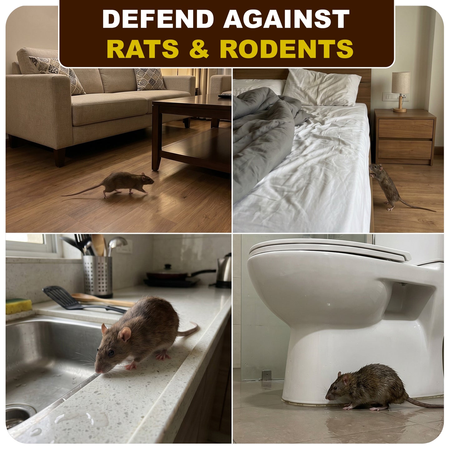 Buy 1 Get 2 free 💥 Rat Repellent Spray – Safe, Effective, and Eco-friendly