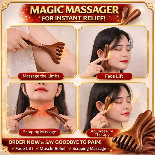 Six-Claw Meridian Massage Comb (Buy 1 Get 1 FREE)